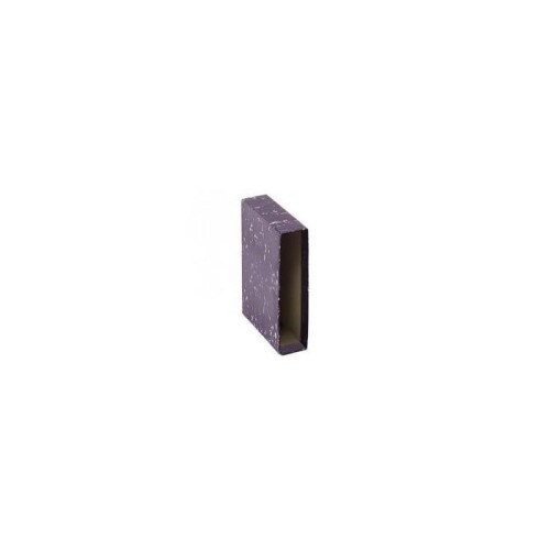 Dohe funda archivador archinovo cuarto apaisado lomo ancho negro jaspeado