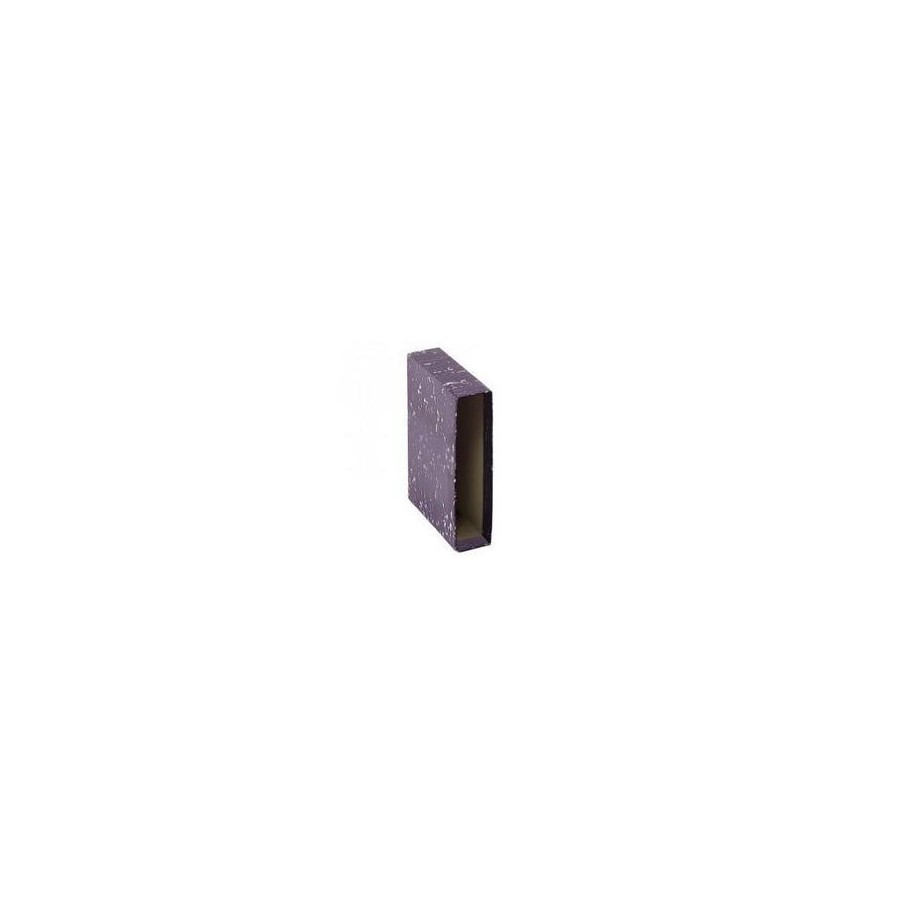 Dohe funda archivador archinovo cuarto apaisado lomo ancho negro jaspeado