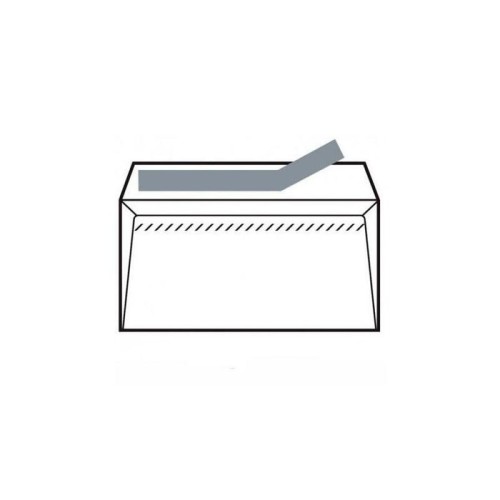 Sam sobre americano tr 115225  engomado 115x225 80 gramos offset blanco 500 sobres