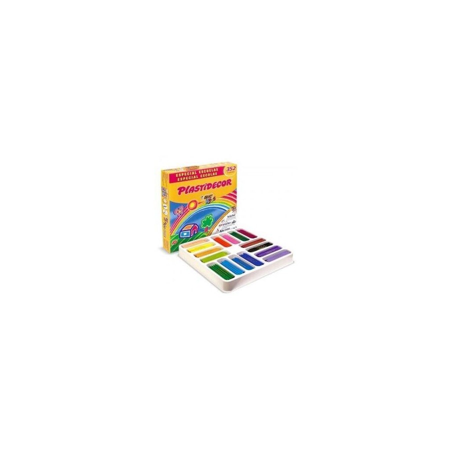 Plastidecor ceras kids 16 colores surtidos - caja de 352u -