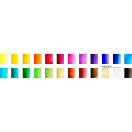 Faber castell acuarelas creative studio pastillas estuche de 24 c/surtidos