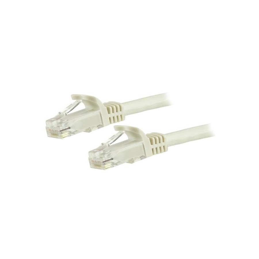 Startech cable de red cat6 utp 3m blanco n6patc3mwh