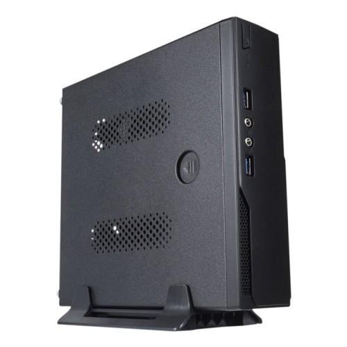 Caja pc unykach miniitx uk-1003 u3 adaptador 60w 12v 213x55x190 mm 1 x 2.5" int 2 x usb 3.0 frontal