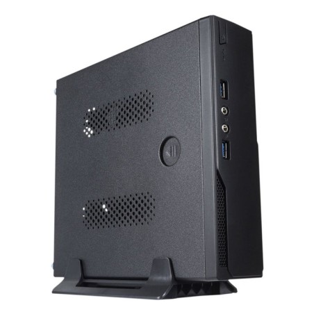 Caja pc unykach miniitx uk-1003 u3 adaptador 60w 12v 213x55x190 mm 1 x 2.5" int 2 x usb 3.0 frontal