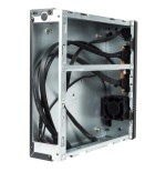 Caja pc unykach miniitx uk-1003 u3 adaptador 60w 12v 213x55x190 mm 1 x 2.5" int 2 x usb 3.0 frontal