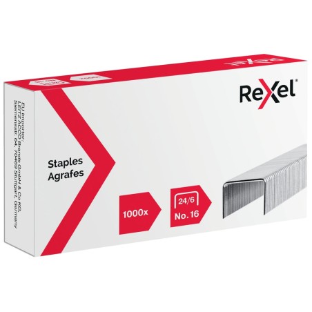 Grapas rexel no.16 24/6 (1000)