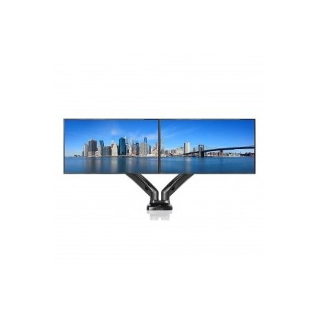 Art ramm l-16gd art soporte de escritorio con resorte de gas para 2 monitores led / lcd 13-27 l-16gd