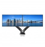Art ramm l-16gd art soporte de escritorio con resorte de gas para 2 monitores led / lcd 13-27 l-16gd
