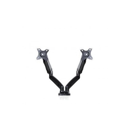 Art ramm l-16gd art soporte de escritorio con resorte de gas para 2 monitores led / lcd 13-27 l-16gd