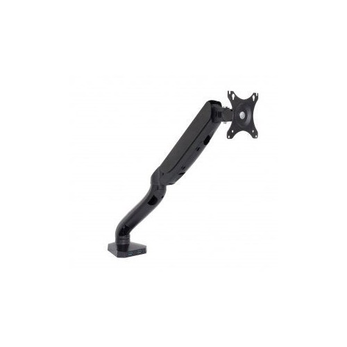 Art ramm l-17gd art soporte de escritorio con resorte de gas para 1 monitor led / lcd 10-32 l-17gd 9kg 2xusb 3.0