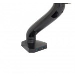 Art ramm l-17gd art soporte de escritorio con resorte de gas para 1 monitor led / lcd 10-32 l-17gd 9kg 2xusb 3.0