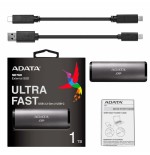 Adata external ssd se760 1tb titanium usb3.2 gen2 type-c