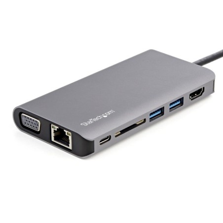 Startech.com dkt30chvausp base para portátil y replicador de puertos alámbrico usb 3.0 (3.1 gen 1) type-c negro, gris