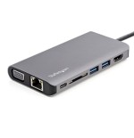 Startech.com dkt30chvausp base para portátil y replicador de puertos alámbrico usb 3.0 (3.1 gen 1) type-c negro, gris