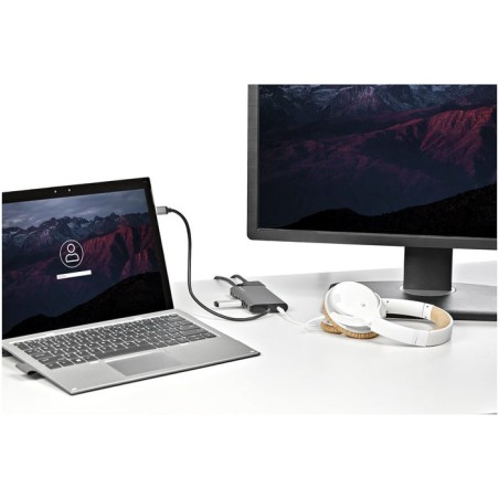 Startech.com dkt30chvausp base para portátil y replicador de puertos alámbrico usb 3.0 (3.1 gen 1) type-c negro, gris