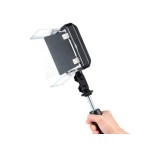 Lámpara de video godox led308c ii w. solapa de cobertura