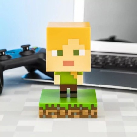 Paladone icons minecraft alex  iluminación de ambiente de luz nocturna
