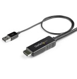 Startech  cable 3m hdmi a displayport 3m   4k 30hz - usb-powered
