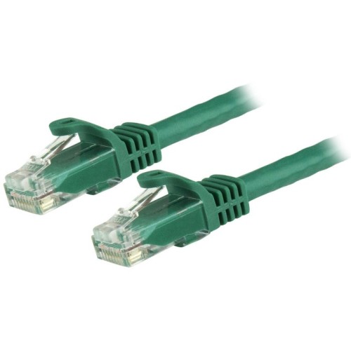 7.5 m cat6 cable green         cabl snagless - 24 awg copper wire