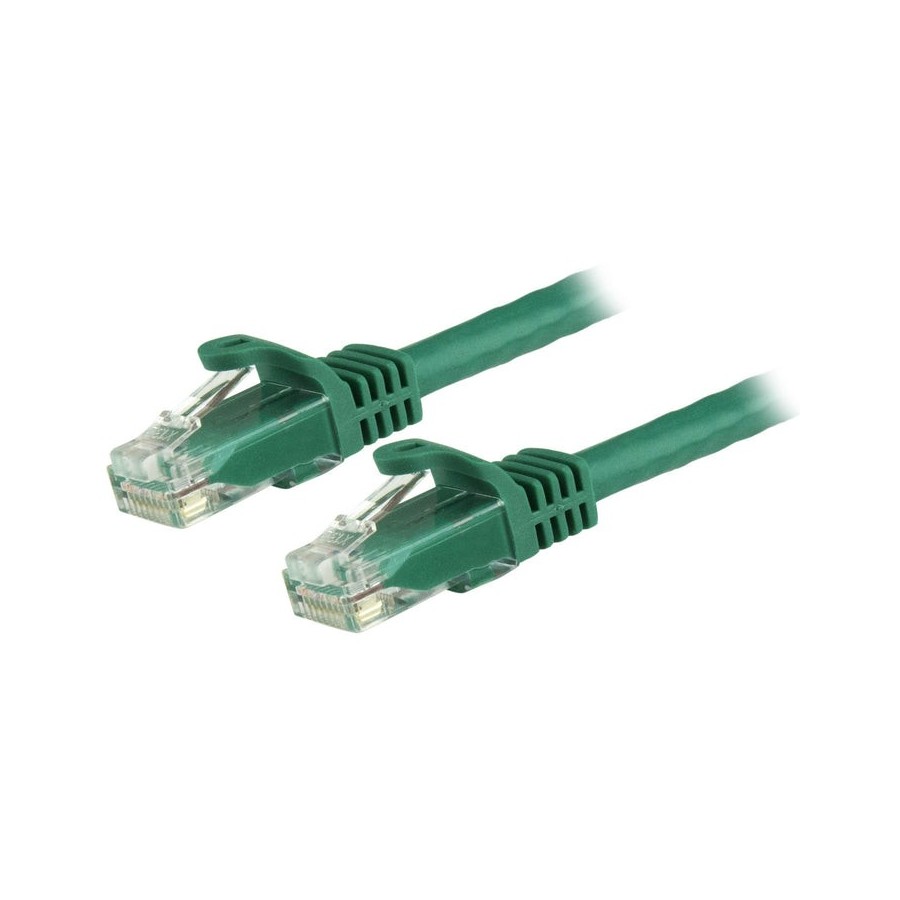 7.5 m cat6 cable green         cabl snagless - 24 awg copper wire