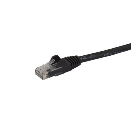 7.5 m cat6 cable black         cabl snagless - 24 awg copper wire