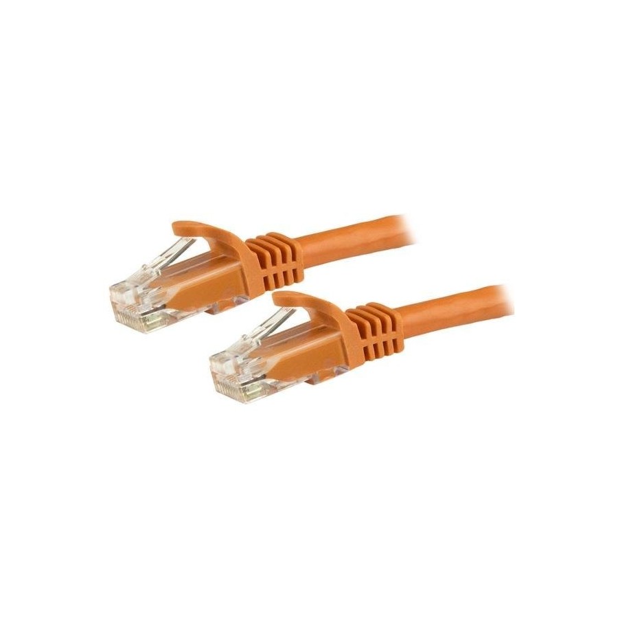 7.5 m cat6 cable orange        cabl snagless - 24 awg copper wire