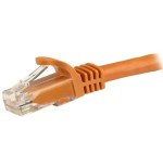 7.5 m cat6 cable orange        cabl snagless - 24 awg copper wire