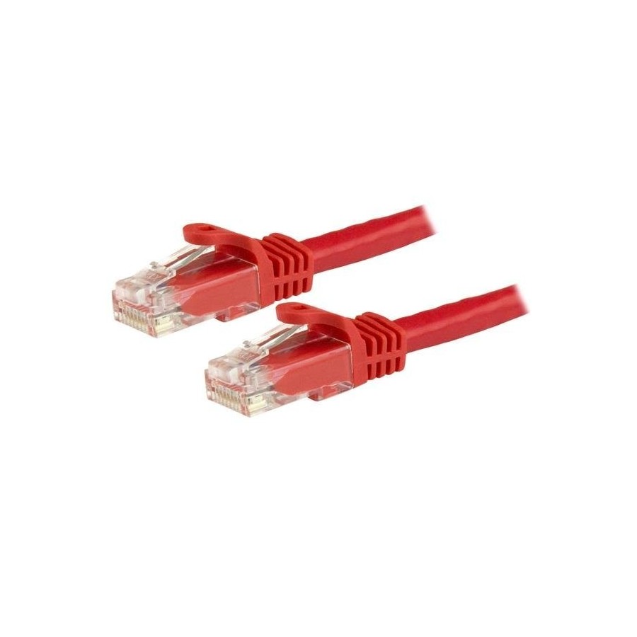 7.5 m cat6 cable red           cabl snagless - 24 awg copper wire