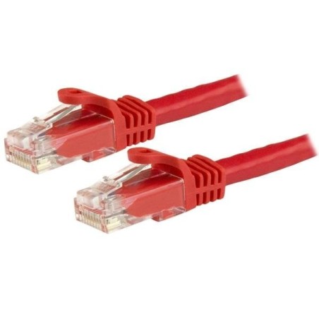 7.5 m cat6 cable red           cabl snagless - 24 awg copper wire