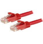 7.5 m cat6 cable red           cabl snagless - 24 awg copper wire