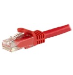 7.5 m cat6 cable red           cabl snagless - 24 awg copper wire