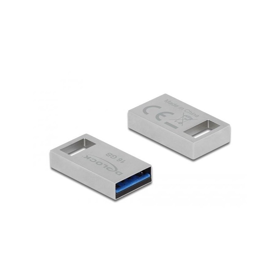 Pendrive delock 54069 16 gb usb tipo a 3.2 gen 1 (3.1 gen 1) plata
