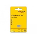 Pendrive delock 54070 32 gb usb tipo a 3.2 gen 1 (3.1 gen 1) plata