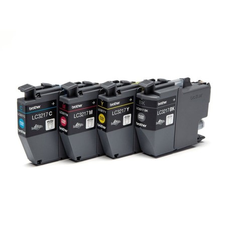 Cartucho brother lc3217val pack 4 colores