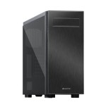Caja pc chieftec 02b-op hawk chieftronic glass black, hawk series, gaming, glass side
