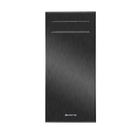 Caja pc chieftec 02b-op hawk chieftronic glass black, hawk series, gaming, glass side