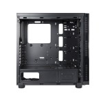 Caja pc chieftec 02b-op hawk chieftronic glass black, hawk series, gaming, glass side