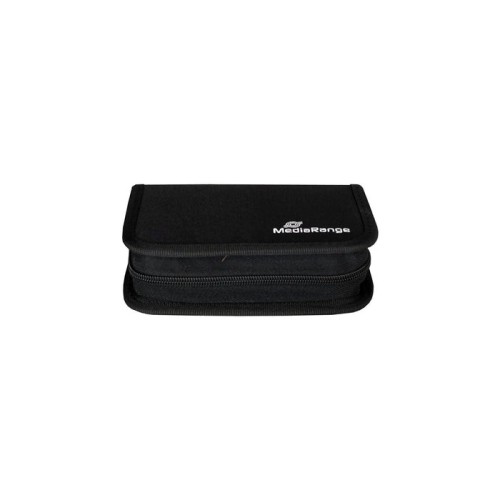 Carpeta de archivo mediarange para tarjetas pensticks 3sd negra