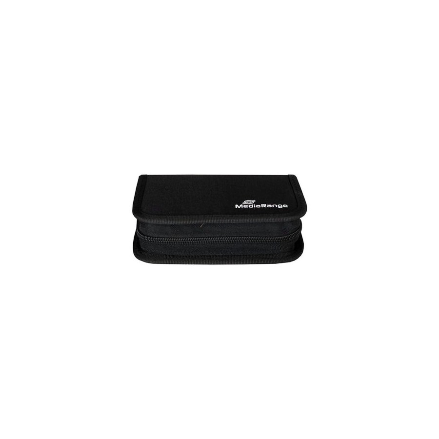 Carpeta de archivo mediarange para tarjetas pensticks 3sd negra