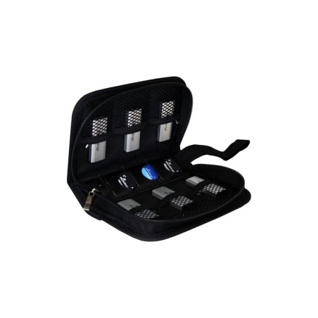 Carpeta de archivo mediarange para tarjetas pensticks 3sd negra