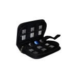 Carpeta de archivo mediarange para tarjetas pensticks 3sd negra