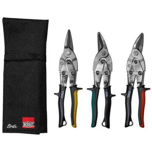 Bessey juego de tijeras de corte con estuche dset16