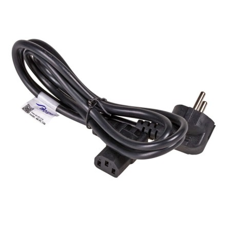 Akyga cable de alimentación ak-pc-12a ángulo cca iec c13 cee 7/7 250v / 50hz 3m