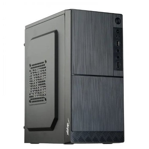 Caja pc akyga micro atx case ak35bk 2x usb 2.0 black w/o psu