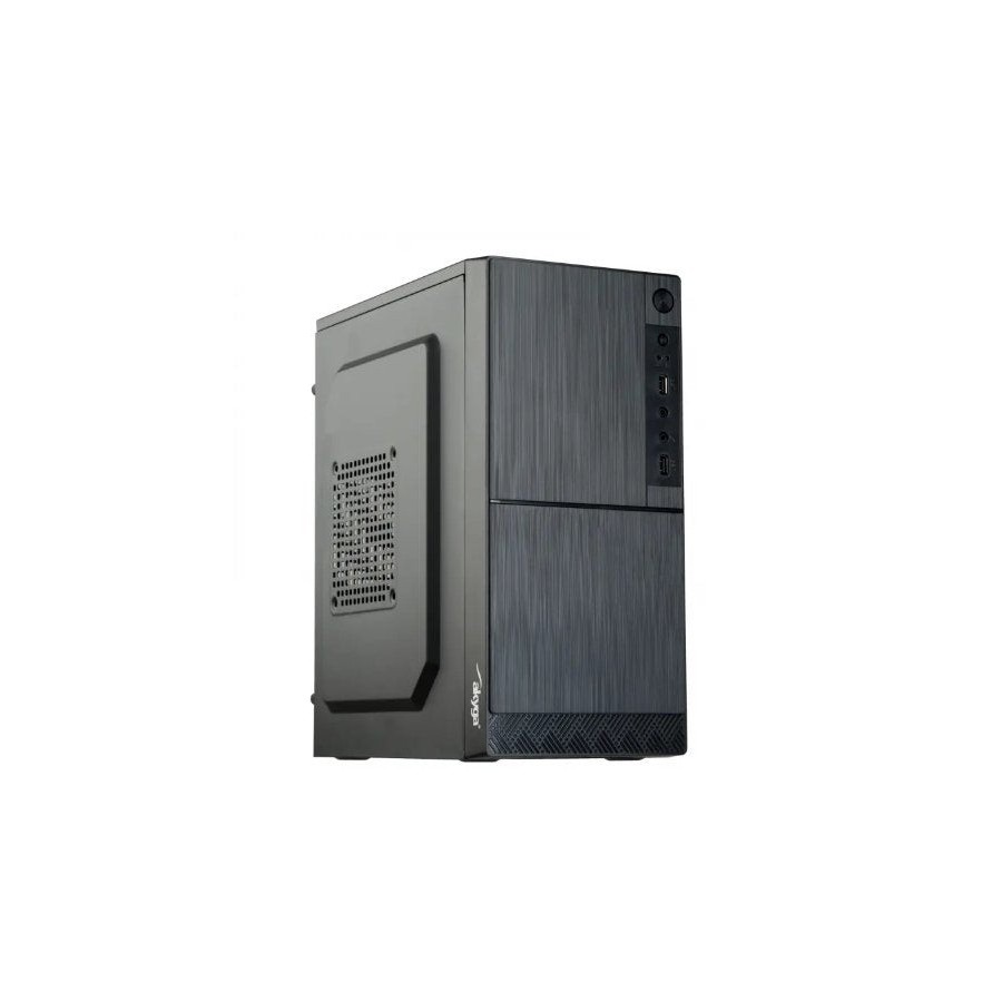 Caja pc akyga micro atx case ak35bk 2x usb 2.0 black w/o psu