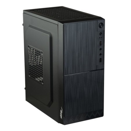 Caja pc akyga micro atx case ak35bk 2x usb 2.0 black w/o psu