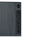 Caja pc akyga micro atx case ak35bk 2x usb 2.0 black w/o psu