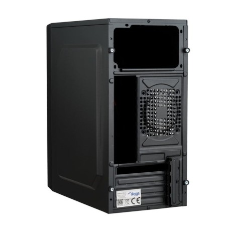 Caja pc akyga micro atx case ak35bk 2x usb 2.0 black w/o psu