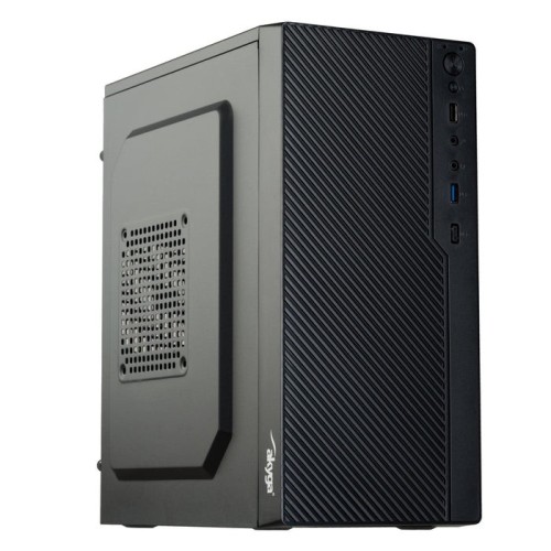 Caja pc akyga micro atx ak36bk 1x usb 3.0 black sin fuente