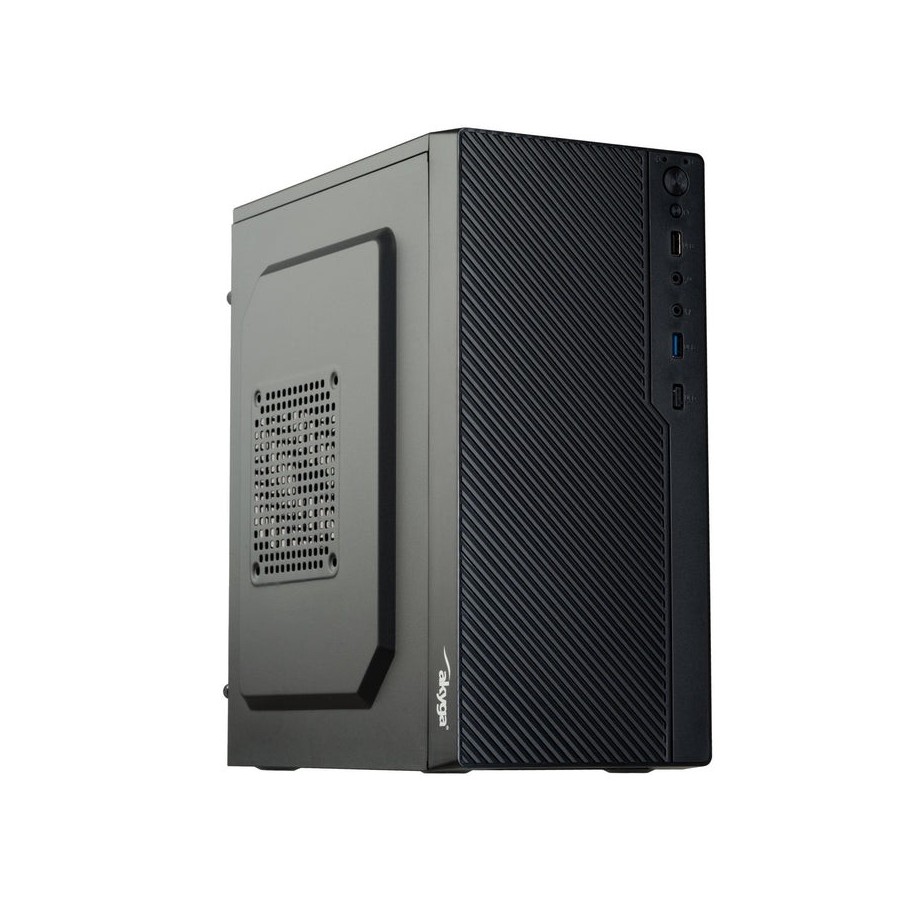 Caja pc akyga micro atx ak36bk 1x usb 3.0 black sin fuente